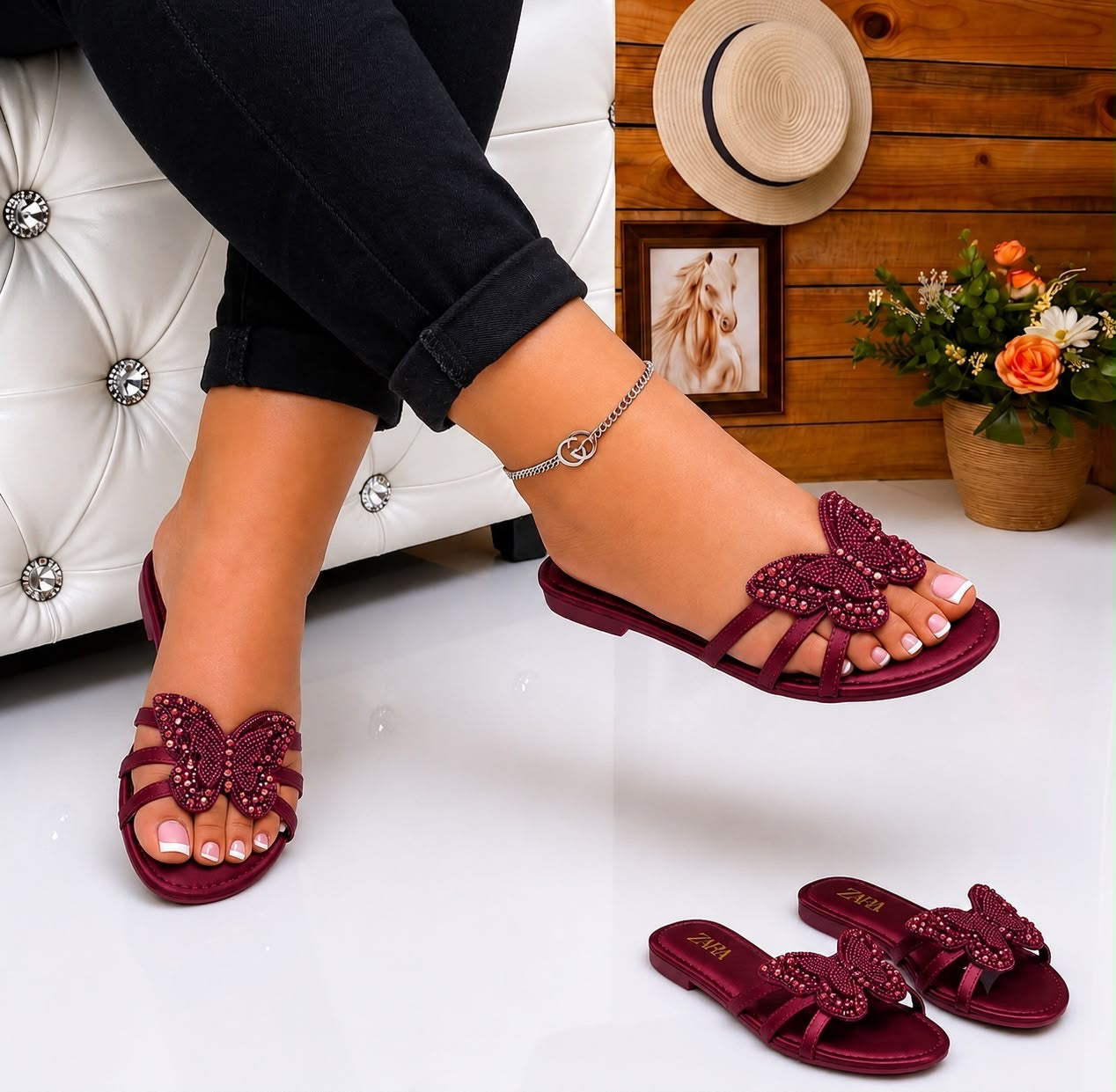 LUXURY GALATOMI SLIPPERS