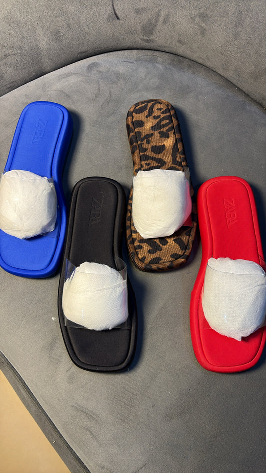 TRANSPARENT ZARA SLIPPERS