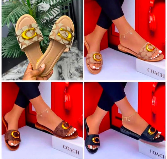 COACH SLIPPERS