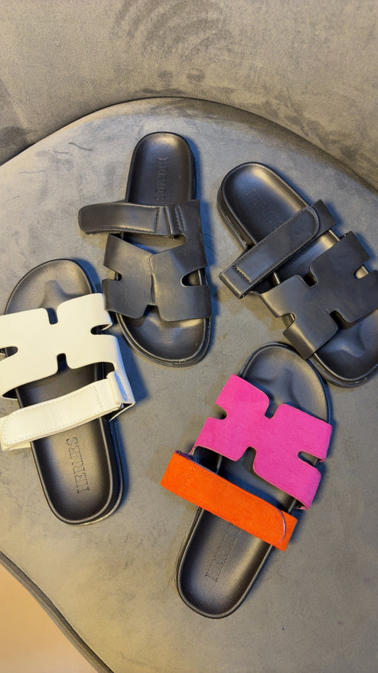 HERMES SLIDE SLIPPERS