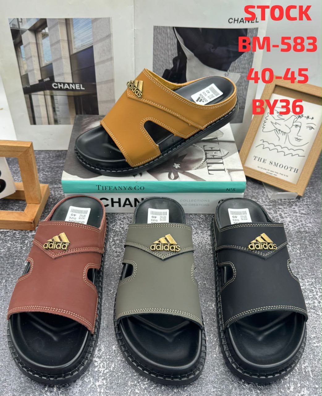 ADIDAS MEN SLIPPERS