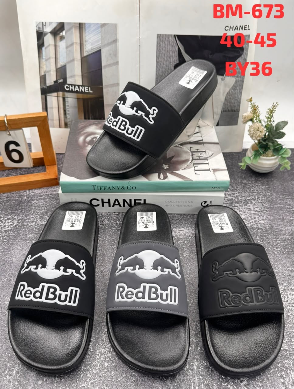 RED BULL MEN SLIDE SLIPPERS