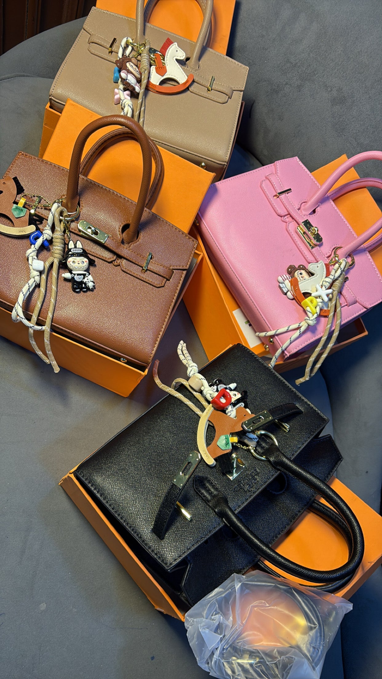 HERMES BOXED BAG