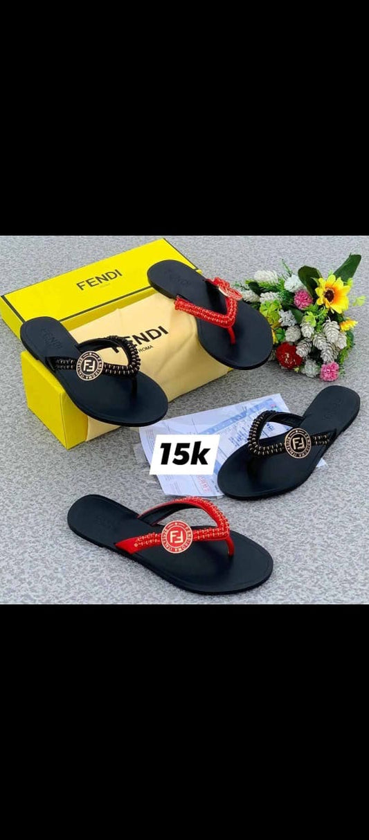 LUXURY FENDI ROMA SLIPPERS