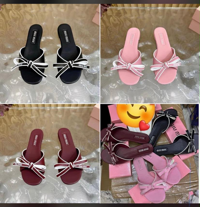 LUXURY MIU MIU SLIPPERS
