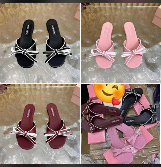 LUXURY MIU MIU SLIPPERS