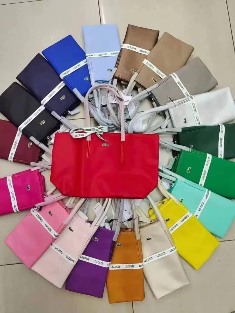 LACOSTE TOTE BAG WITH PURSE