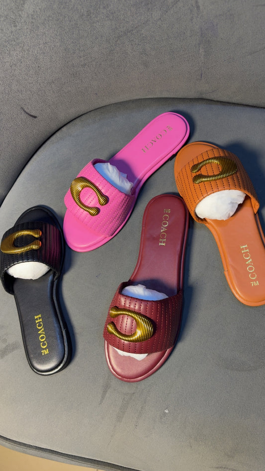 COACH SLIPPERS