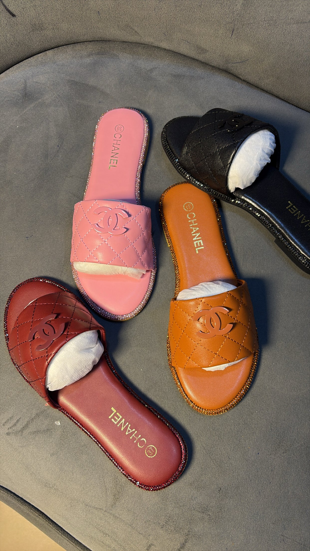 CHANNEL SLIPPERS