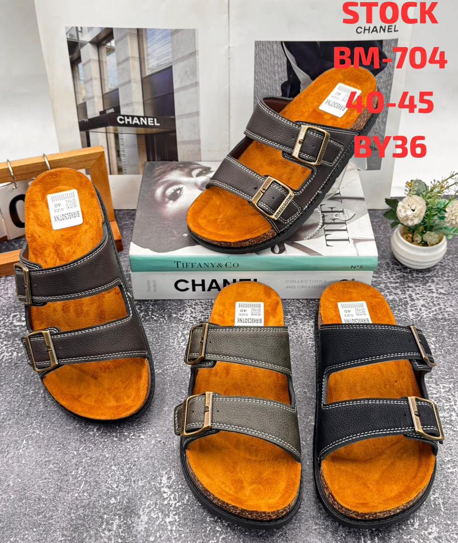 MEN BIRKEN STOCK SLIPPERS